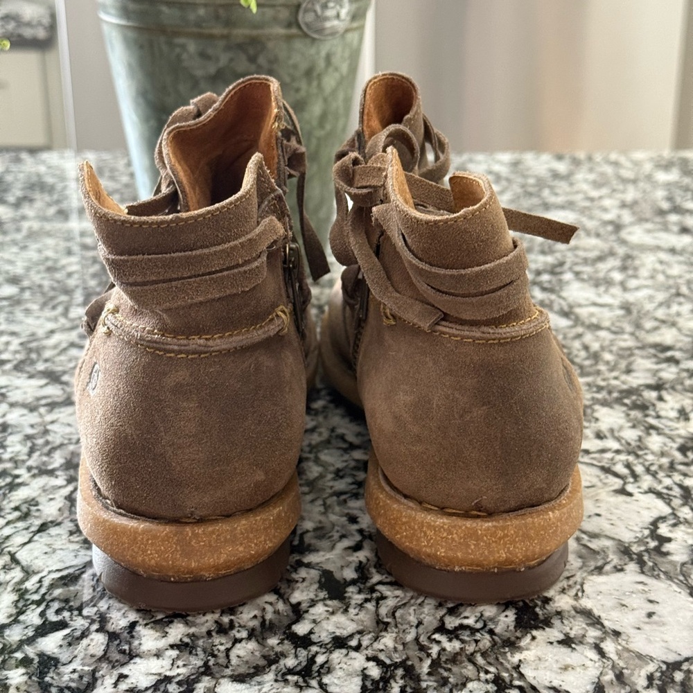 Born Women's Taupe Ankle Booties - Picture 5 of 13